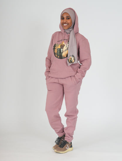 Hiking Hijabie Lavendar Hoodie