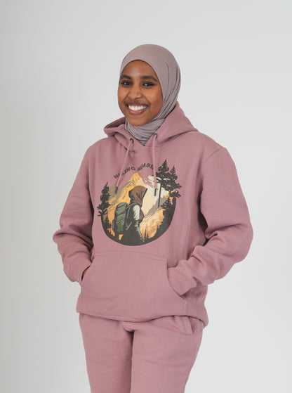 Hiking Hijabie Lavendar Hoodie