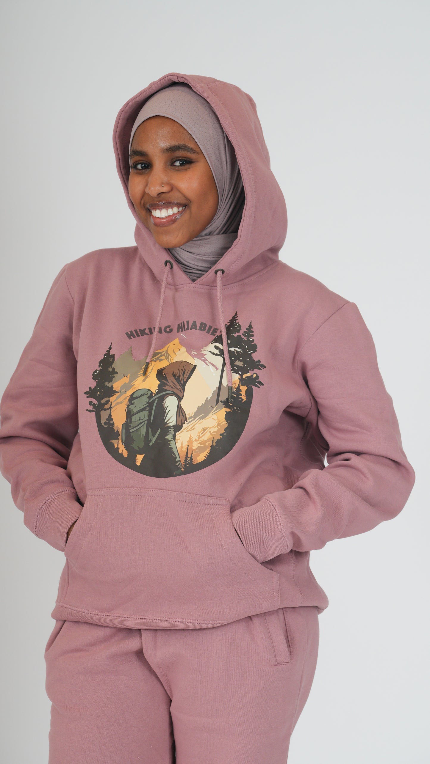 Hiking Hijabie Lavendar Hoodie
