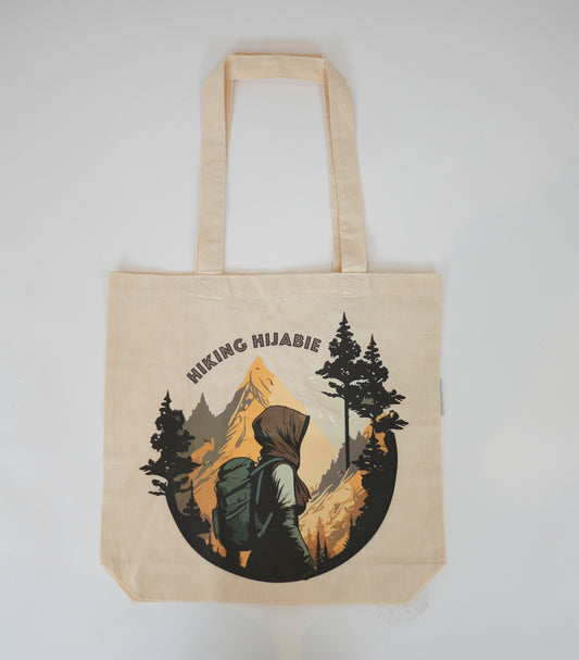 Hiking Hijabie Tote Bag