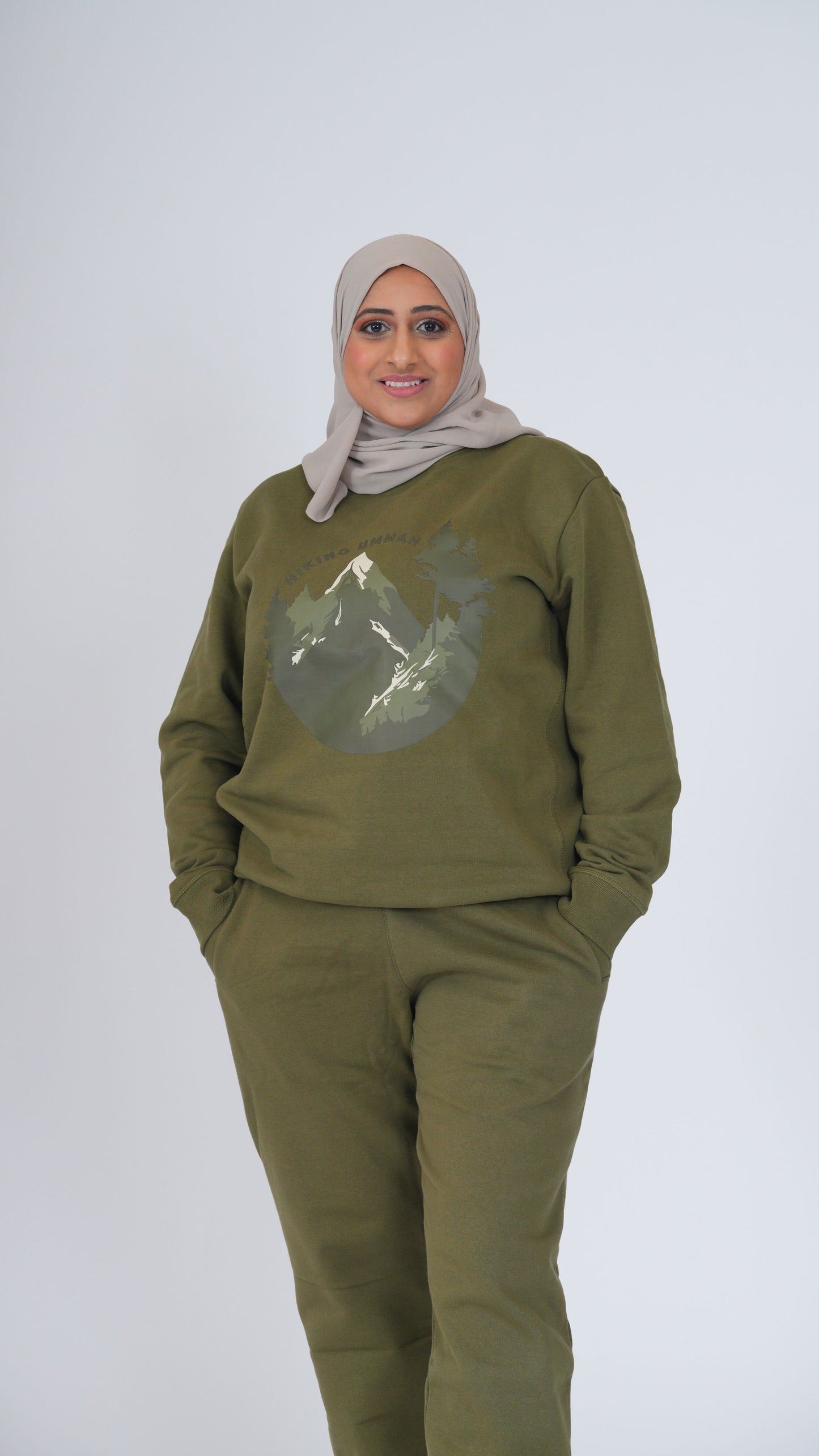 Hiking Hijabie Crewneck Sweatshirt