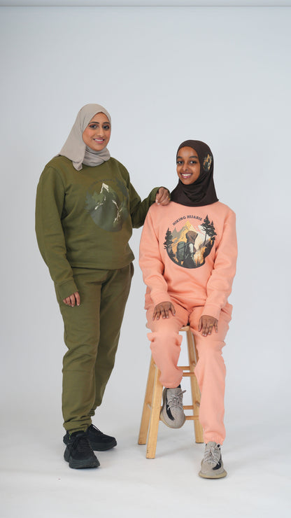 Hiking Hijabie Crewneck Sweatshirt