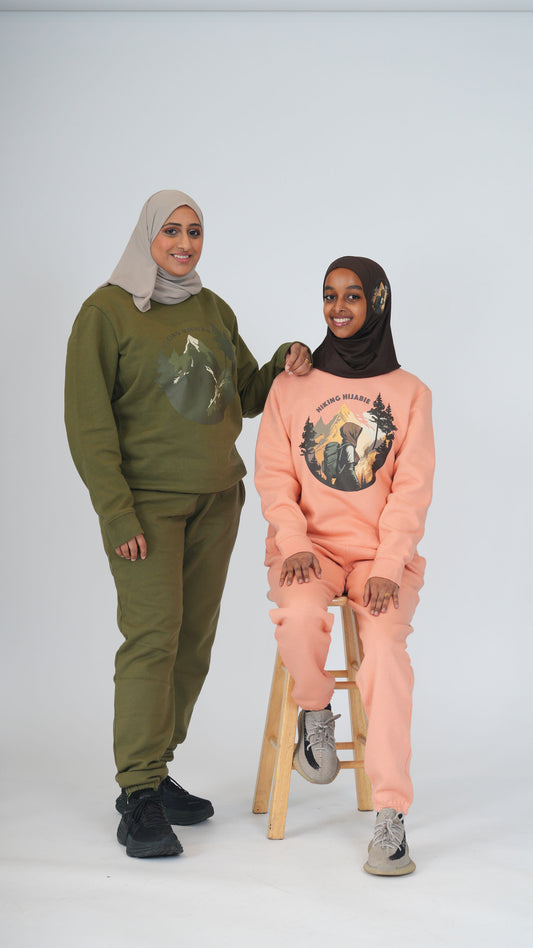 Hiking Hijabie Crewneck Sweatshirt